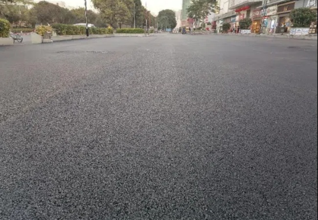 商場道路瀝青攤鋪